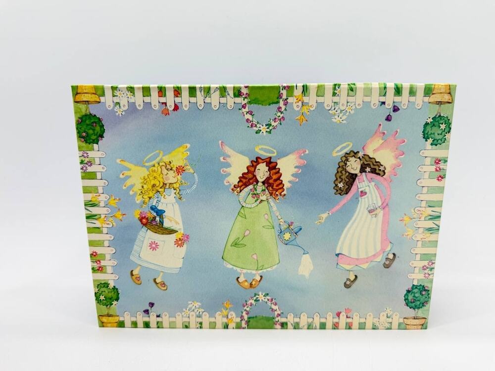 Vintage 1998 Jenifer Schneider Angel Stationery Paper Notepad List Pad Box Set